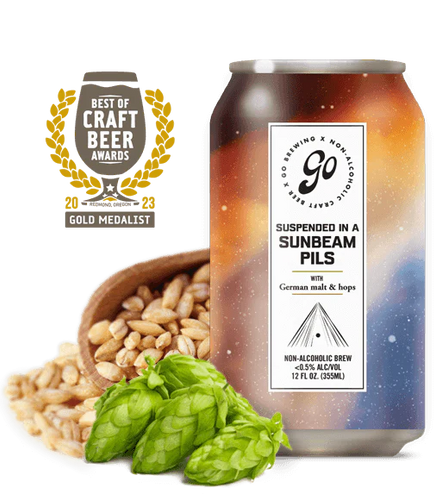 Go Brewing Sunbeam Pils Non-Alcoholic 6pk