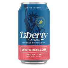 Liberty Watermelon Live Resin Cannabis Seltzer-6pk