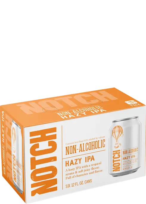 Notch Hazy IPA Non-Alcoholic 6pk