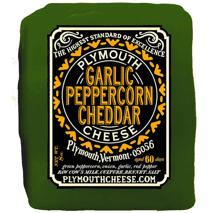 Plymouth Cheese Garlic Peppercorn Cheddar