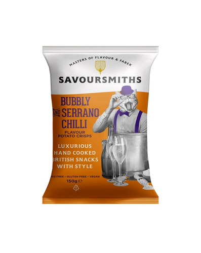 Savoursmiths Bubbly & Serrano Chili Flavour Potato Crisps