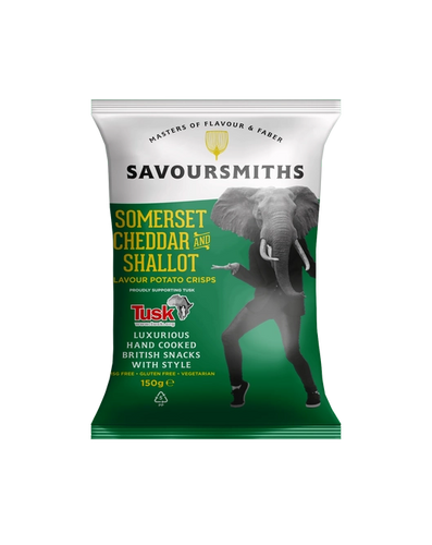 Savoursmiths Somerset Cheddar & Shallot Flavour Potato Crisps