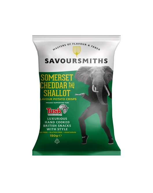 Savoursmiths Somerset Cheddar & Shallot Flavour Potato Crisps