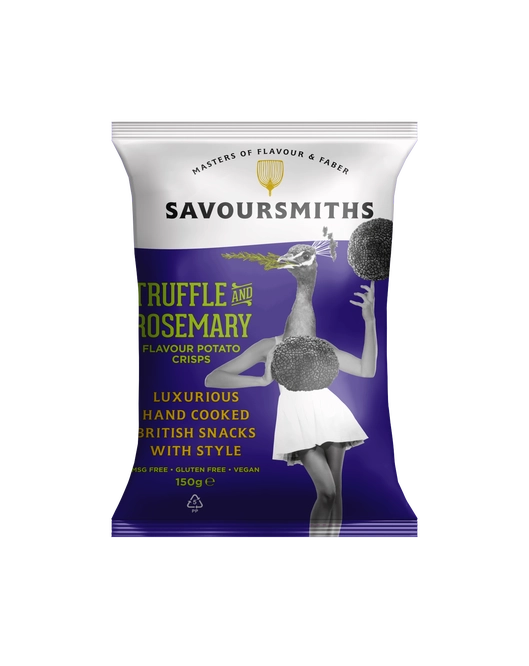 Savoursmiths Truffle & Rosemary Flavour Potato Crisps