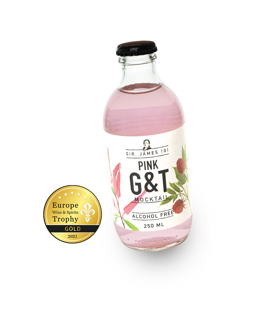 Sir James Pink G&T Non Alcoholic Cocktail
