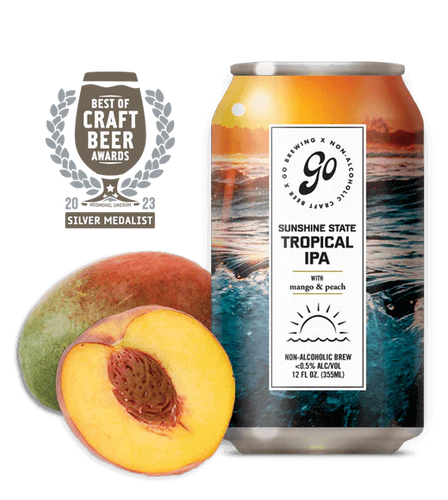 Go Brewing Sunshine State Tropical Non-Alcoholic IPA 6pk