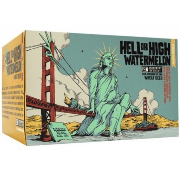 21st Ammendment Hell or High Watermelon - 6pk