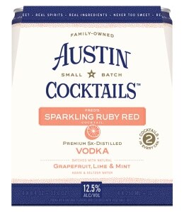 Austin Cocktails Sparkling Ruby Red Grapefruit