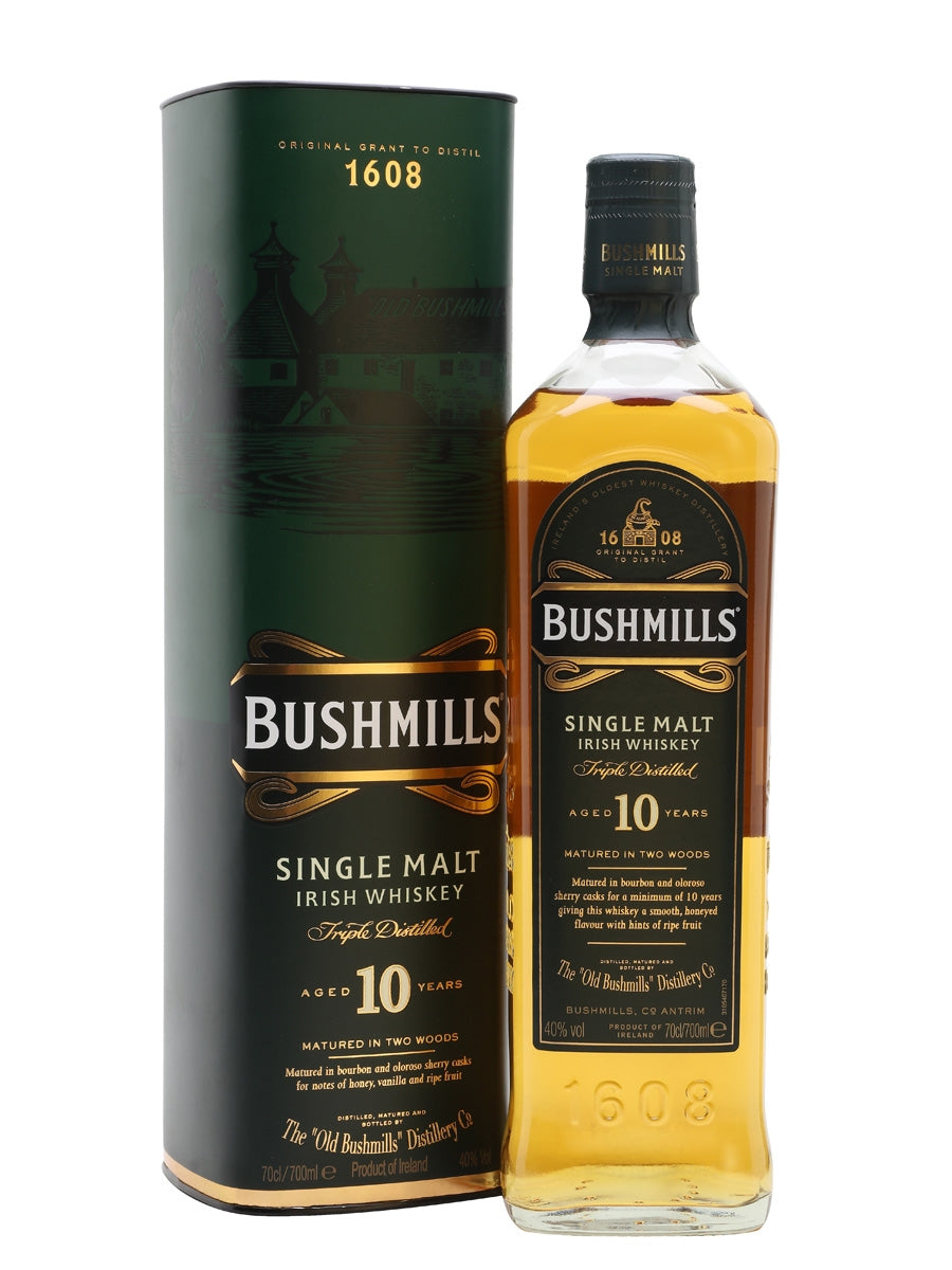 Bushmills 10YR Single Malt Irish Whiskey