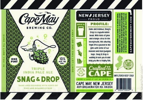 Cape May Snag & Drop Triple IPA 4 pk