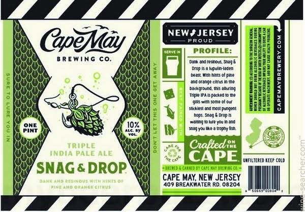 Cape May Snag & Drop Triple IPA 4 pk