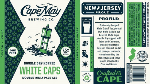 Cape May White Caps Double Dry Hopped IPA 4 pk