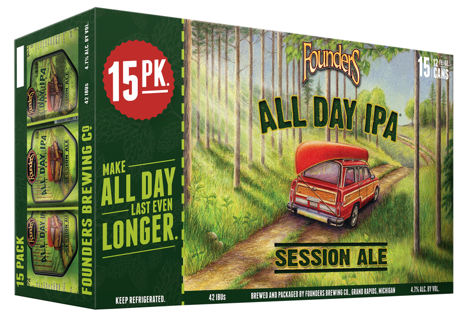 Founders All Day IPA - 15 Pack Cans