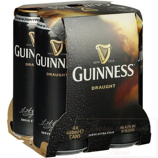 Guinness Draught Stout 4Pk Cans