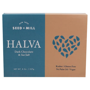 Seed + Mill Dark Chocolate & Sea Salt Halva