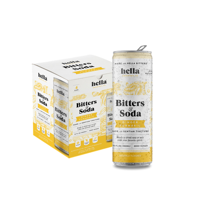 Hella Bitters Ginger Turmeric Soda