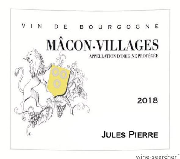 Jules Pierre Macon Villages Bourgogne Blanc