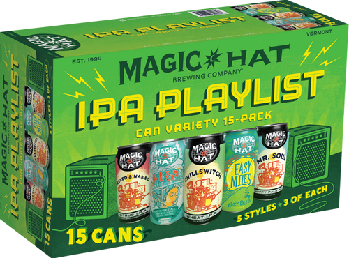 Magic Hat IPA Playlist Variety 15Pk
