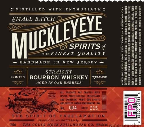 Muckleyeye Straight Bourbon Whiskey