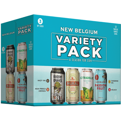 New Belgium Summer Variety Pack