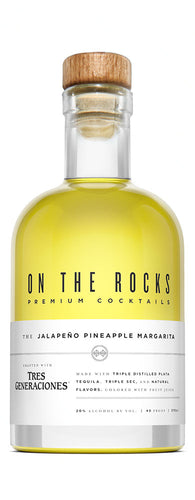 On The Rocks Tres Agaves Generaciones Jalapeno Pineapple Margarita 200ml