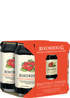 Rekorderlig Strawberry-Lime Cider 4Pk