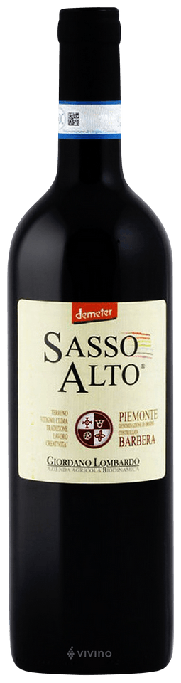 Giordano Lombardo Sasso Alto Barbera