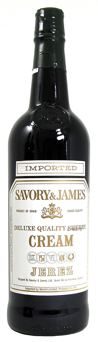 Savory & James Cream Sherry