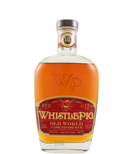Whistle Pig Old World 12 YR Cask Finished Rye