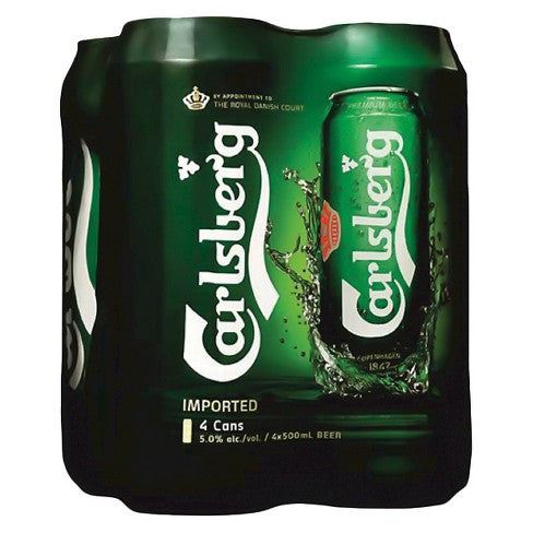 Carlsberg 4Pk 16oz Cans