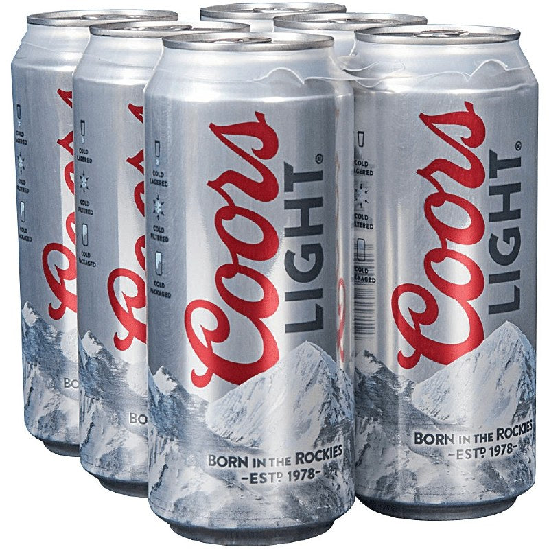 Coors Light 6Pk 16oz Cans