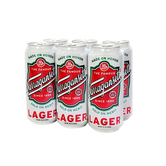 Narragansett Lager 6pk - 16oz